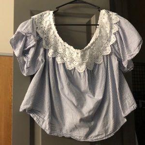 Forever 21 off the shoulder shirt